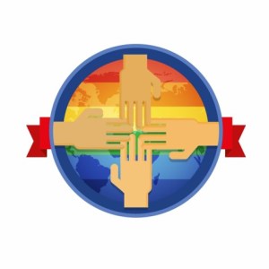 Символ движения ЛЖВ, созданный группой взаимопомощи