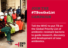 Join the #TBontheList campaign