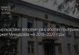 Впервые разработан программный бюджет Минздрава Кыргызстана на 2018–2020 годы