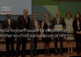 Armenia receives award for elimination of mother-to-child transmission of HIV