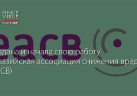 Создана и начала свою работу Евразийская ассоциация снижения вреда (ЕАСВ)