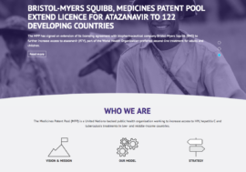 Медицинский патентный пул обновил свой веб-сайт
