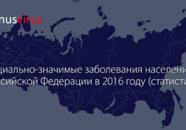 Социально-значимые заболевания населения Российской Федерации в 2016 году (статистика)